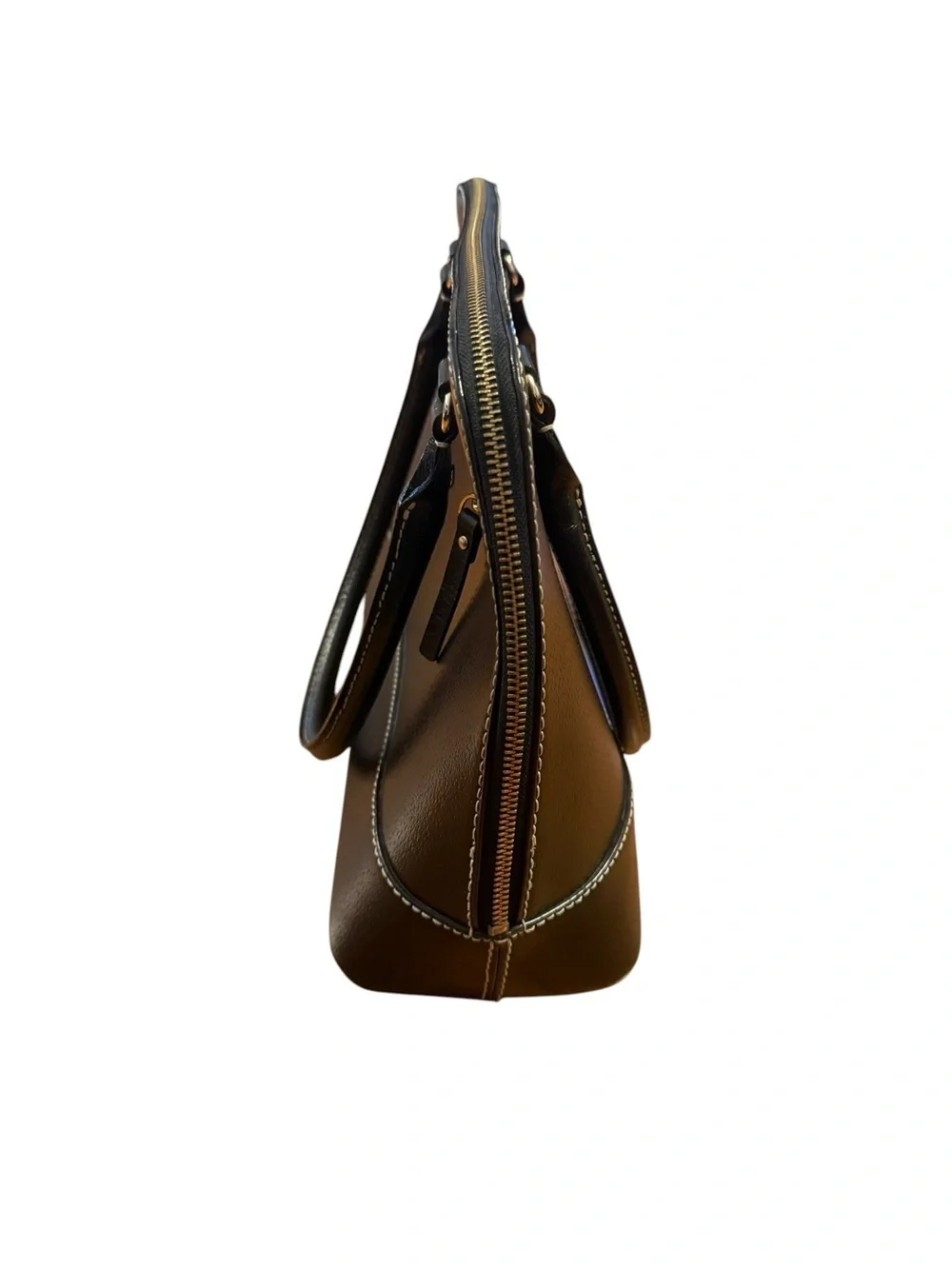 kate spade Black Leather Dome Satchel